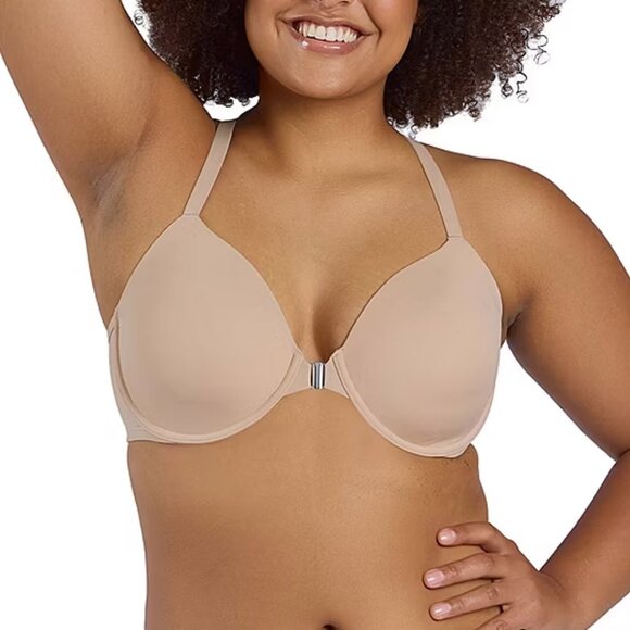 Leading Lady The Luna Front Close Racerback Bra- 5915 , Size 38C, Sand 925375 - Picture 1 of 4